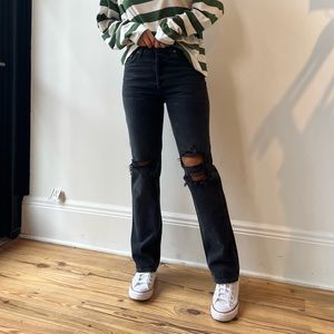 Agolde Lana Mid Rise Straight jeans